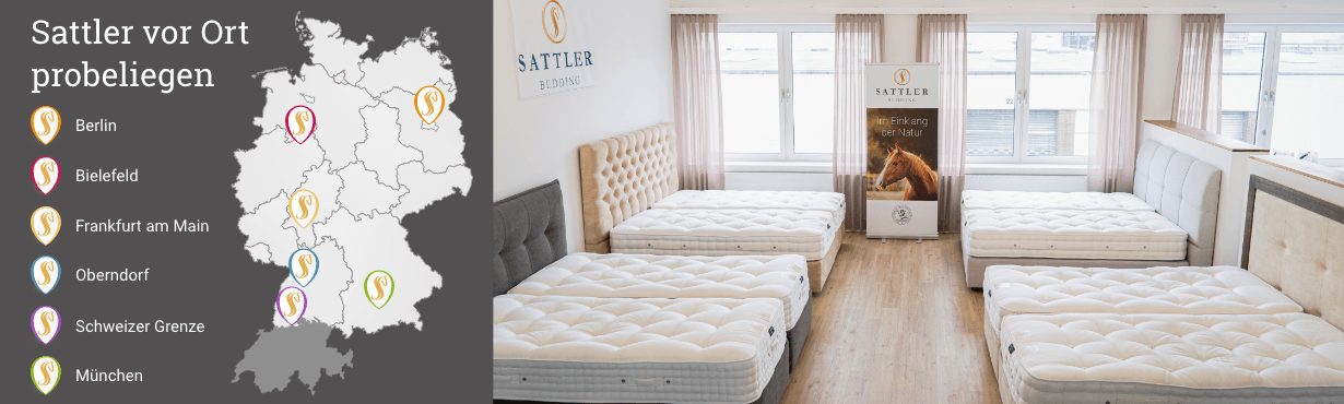 Sattler Betten und Matratzen Fachgeschäfte