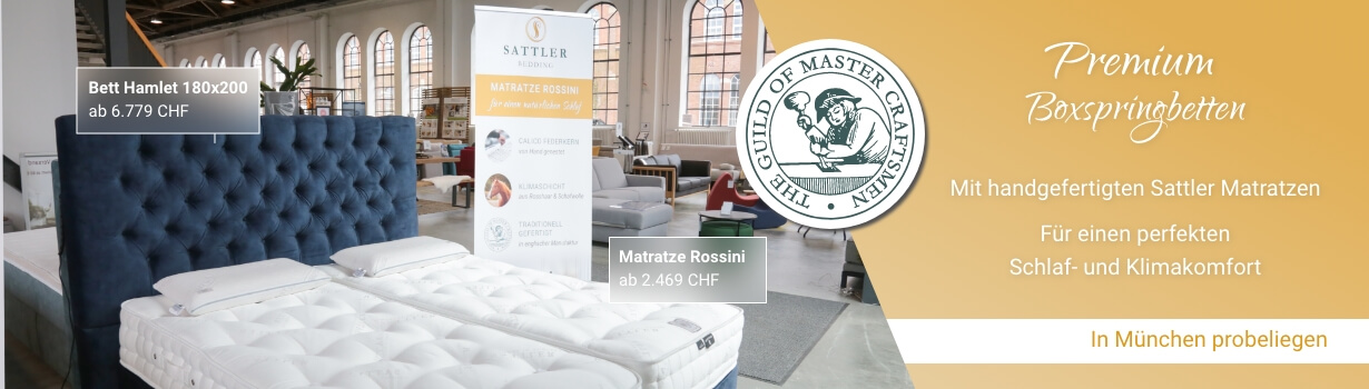 Sattler Betten und Matratzen in München